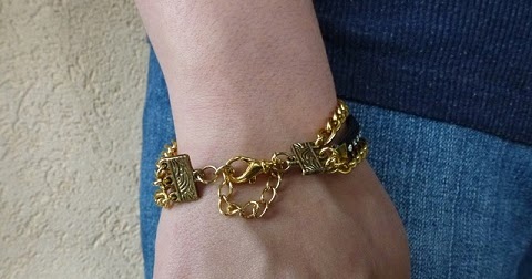 Bangle with 2024 safety chain